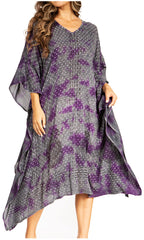 Tie Dye Summer Caftan Dress