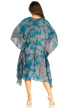 Tie Dye Summer Caftan Dress