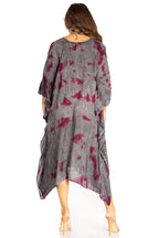 Tie Dye Summer Caftan Dress