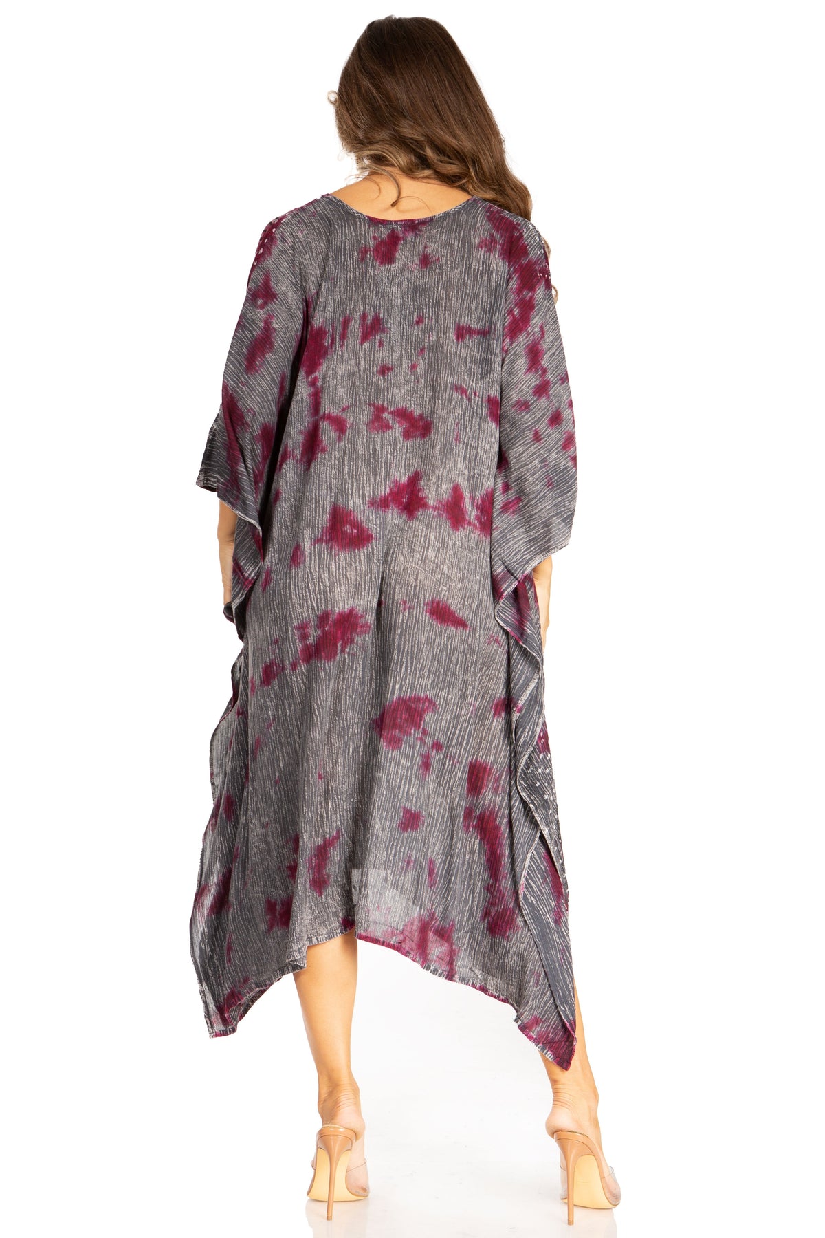 Tie Dye Summer Caftan Dress