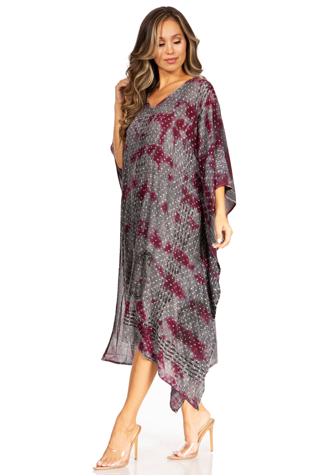 Tie Dye Summer Caftan Dress