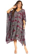 Tie Dye Summer Caftan Dress