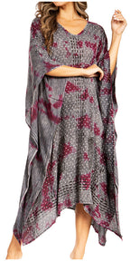 Tie Dye Summer Caftan Dress