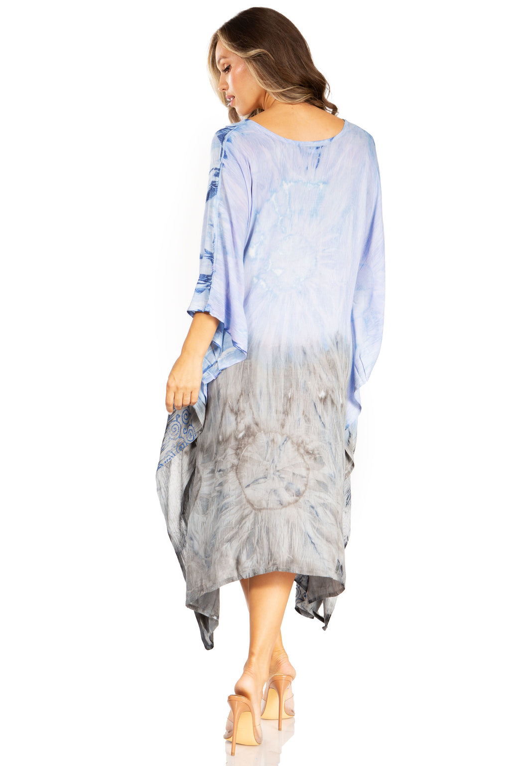 Tie Dye Summer Caftan Dress