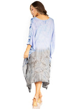 Tie Dye Summer Caftan Dress