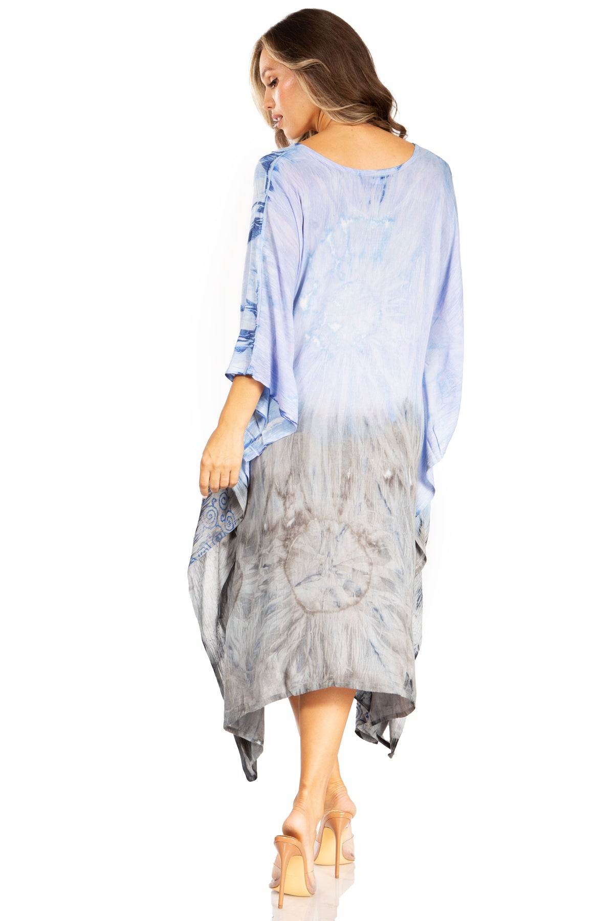 Tie Dye Summer Caftan Dress