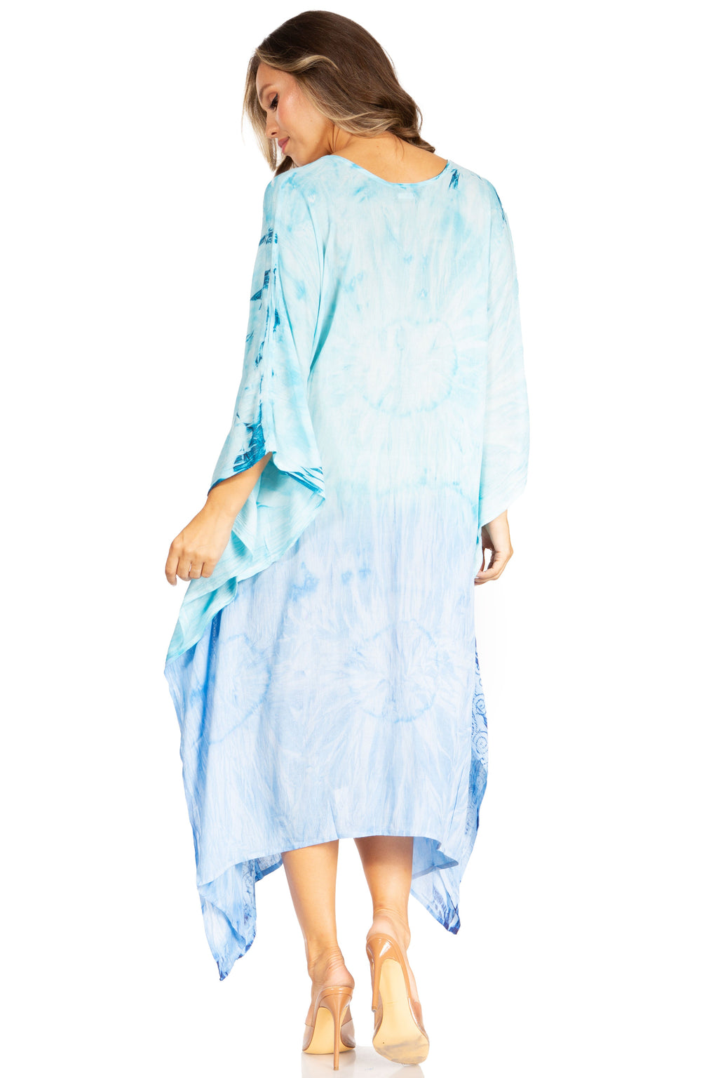 Tie Dye Summer Caftan Dress