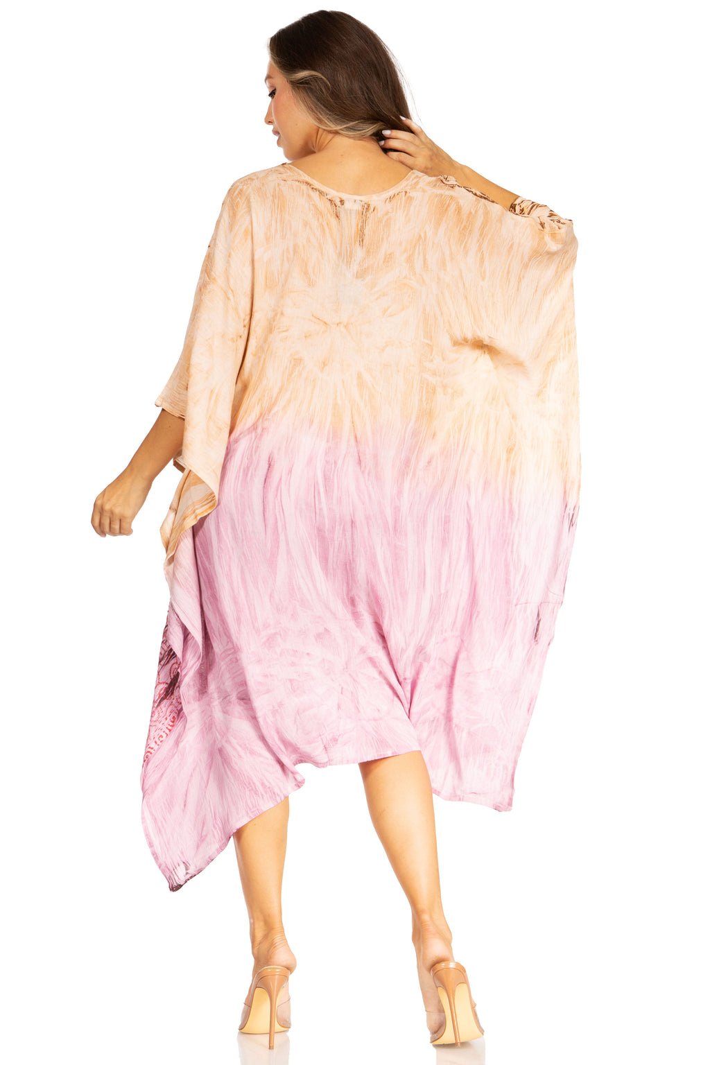 Tie Dye Summer Caftan Dress