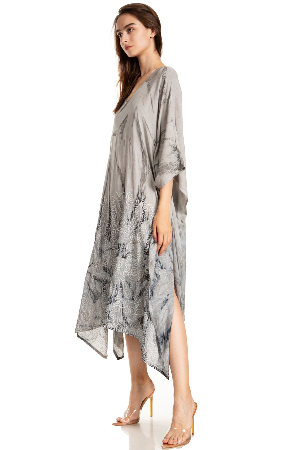 Tie Dye Summer Caftan Dress