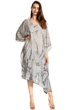 Tie Dye Summer Caftan Dress