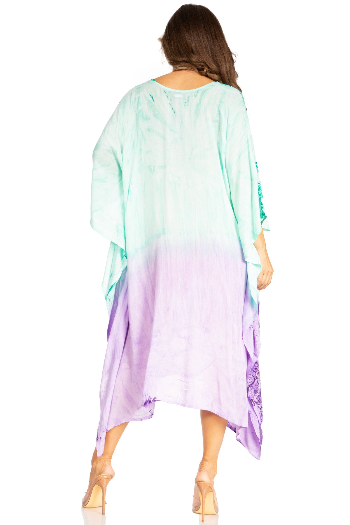Tie Dye Summer Caftan Dress