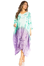 Tie Dye Summer Caftan Dress