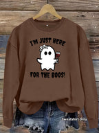 Women's Printed Fleece Sweatshirt
