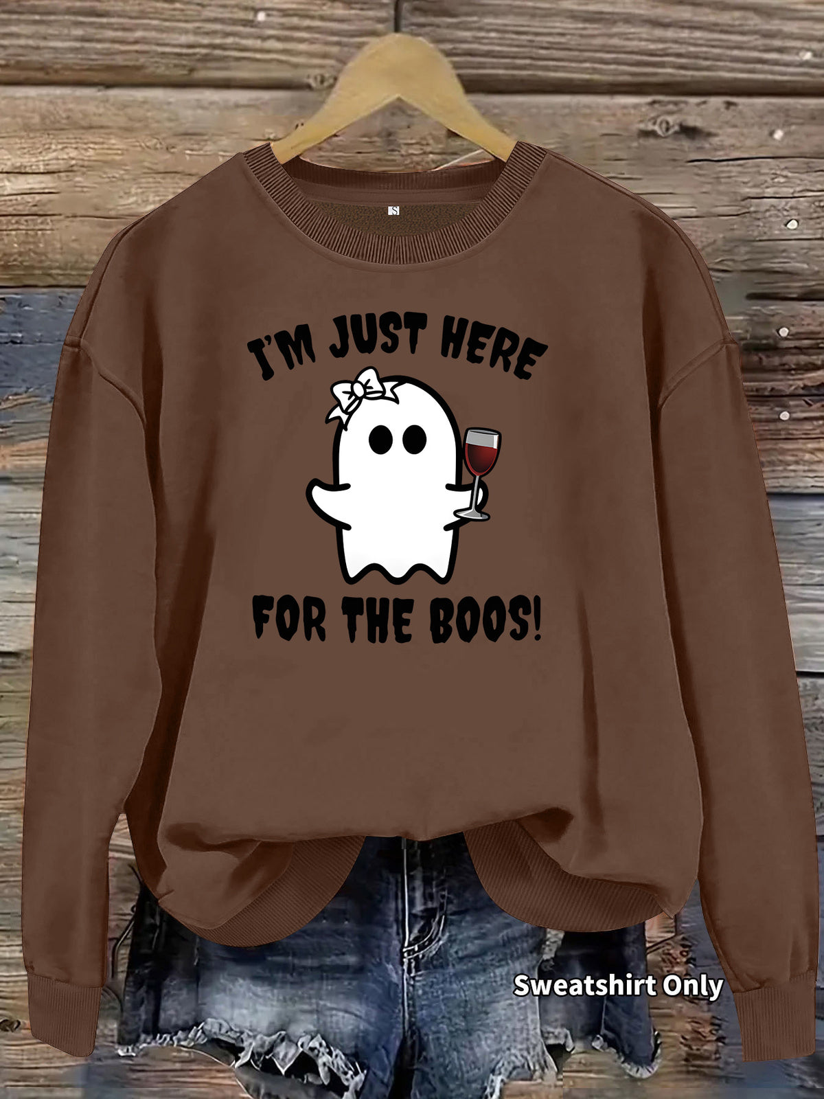 Women's Printed Fleece Sweatshirt