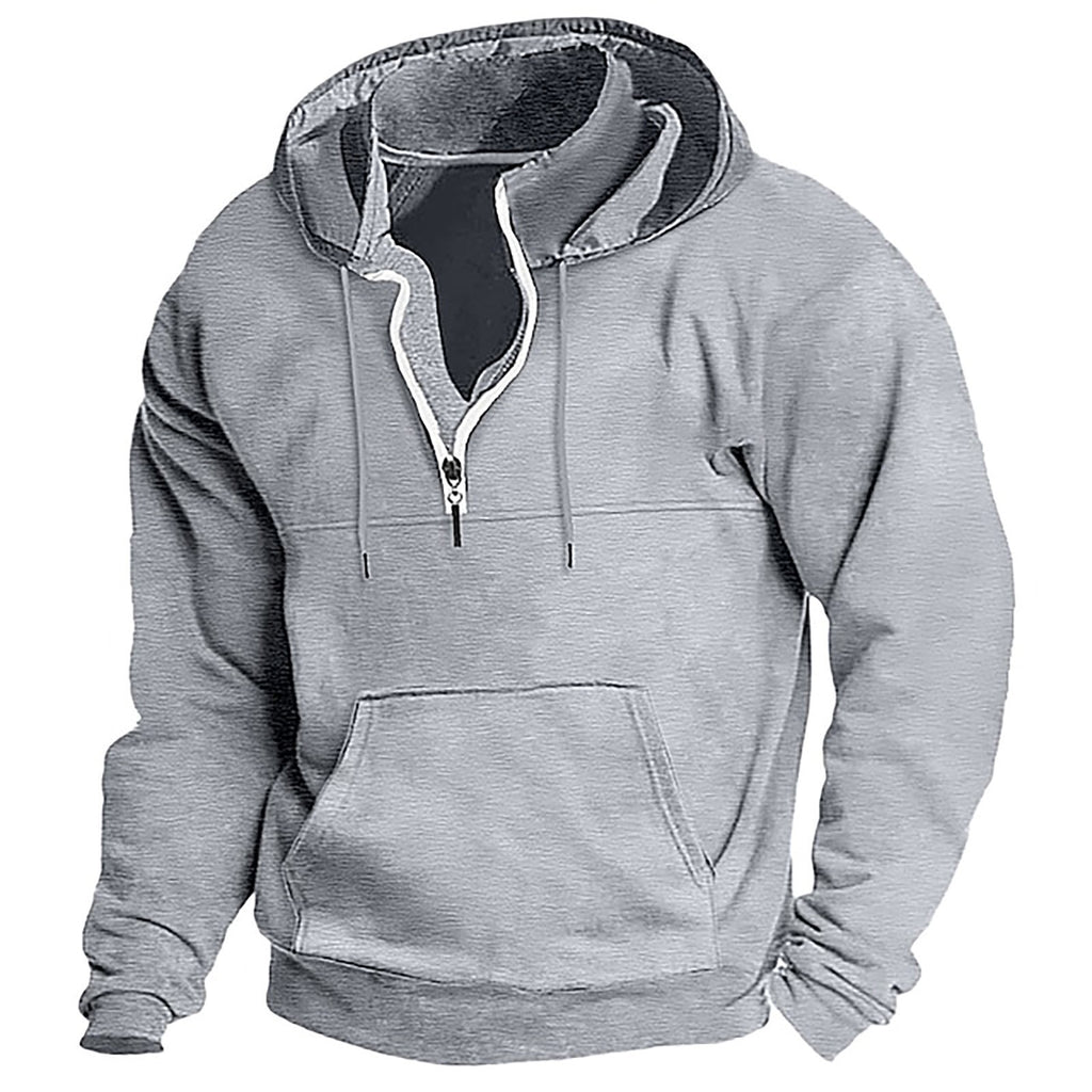 Long Sleeve Half Zip Hoodie