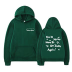 Printed Graphic Pullover Hoodie