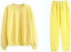 Women's Fleece Hoodie Tracksuit Set