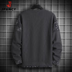 Oversized Layered Pullover Hoodie
