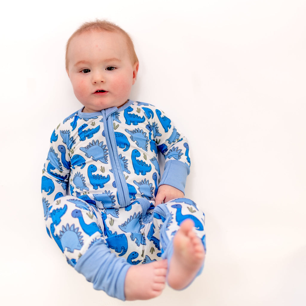Baby Bamboo Zippered Romper