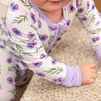 Baby Bamboo Zippered Romper