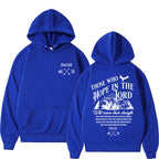 Christian Jesus Print Pullover Hoodie