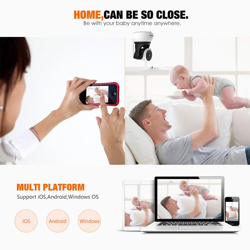 720P Indoor Wireless Pan-Tilt IP Camera