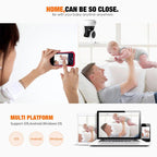 720P Indoor Wireless Pan-Tilt IP Camera