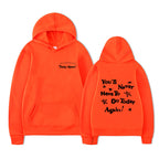 Printed Graphic Pullover Hoodie