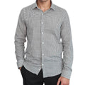 Green Houndstooth Cotton Shirt
