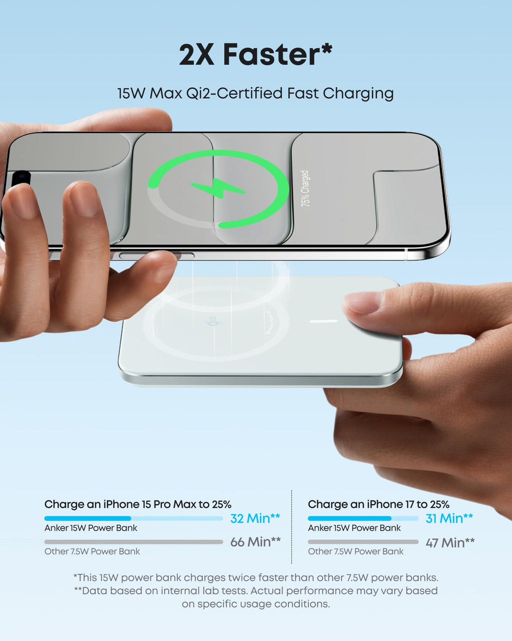 Slim Magnetic 5000mAh Power Bank