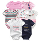 7-Piece Cotton Baby Romper Set