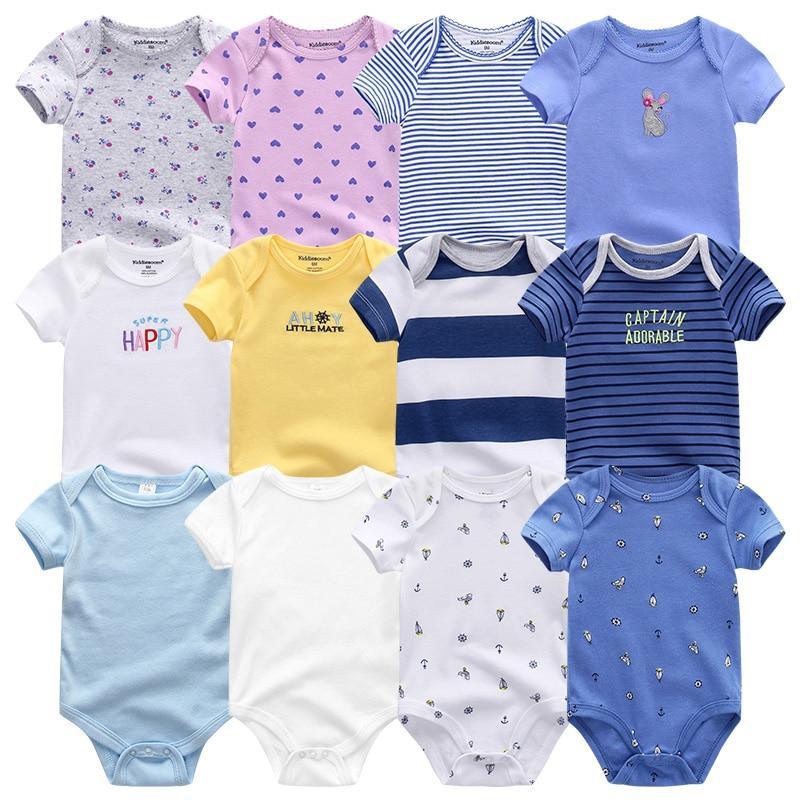 7-Piece Cotton Baby Romper Set