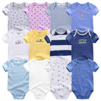 7-Piece Cotton Baby Romper Set