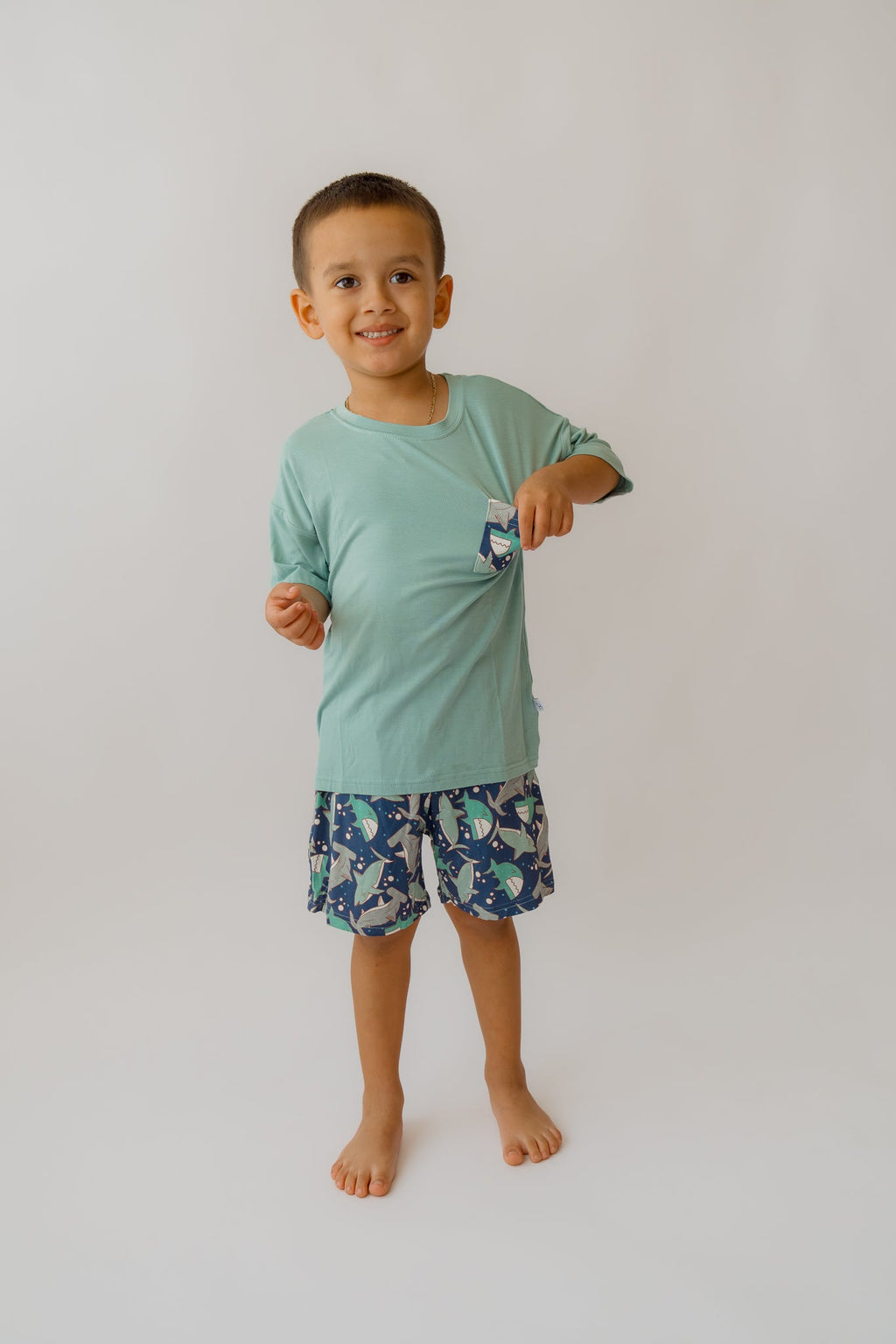 Sharks Boys Casual Lounge Set