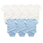 7-Piece Cotton Baby Romper Set