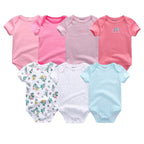 7-Piece Cotton Baby Romper Set