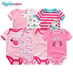 7-Piece Cotton Baby Romper Set