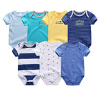 7-Piece Cotton Baby Romper Set