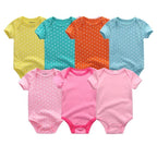 7-Piece Cotton Baby Romper Set