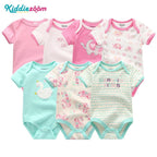 7-Piece Cotton Baby Romper Set