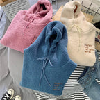 Loose Fleece Pocket Hoodie