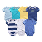 7-Piece Cotton Baby Romper Set