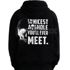 Nicest A**hole Funny Graphic Hoodie