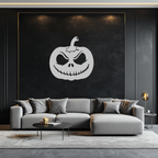 Pumpkin Metal Wall Art – Halloween Jack-O'-Lantern Decor- KAF282