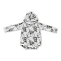 Olive Tie Dye Long Sleeve Baby Romper