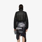 Black Sheepskin Aviator Bomber Jacket