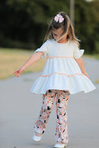 Halloween Black Cat Bell Bottom Set