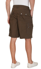 Elastic Waist Cargo Shorts