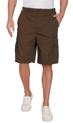 Elastic Waist Cargo Shorts