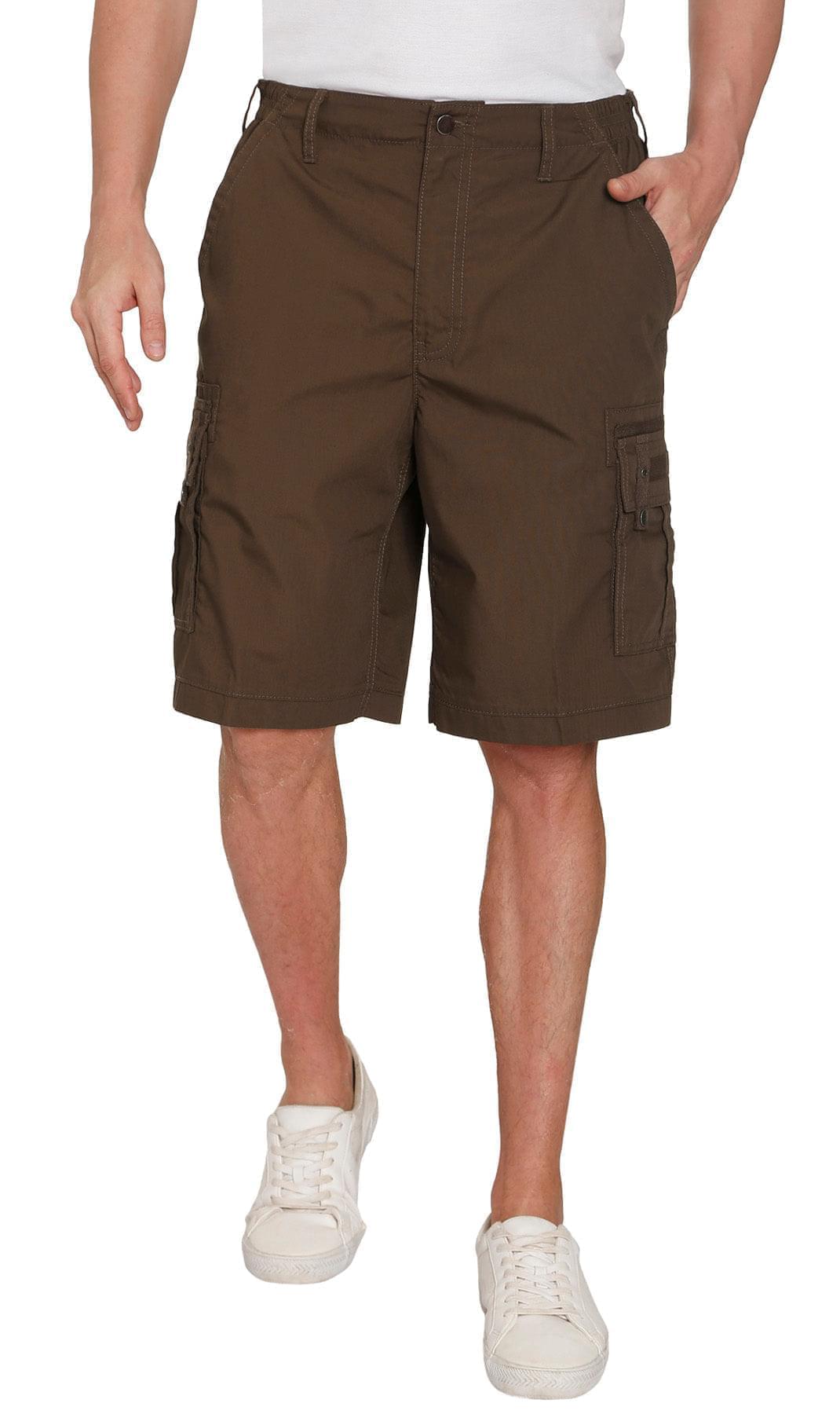 Elastic Waist Cargo Shorts